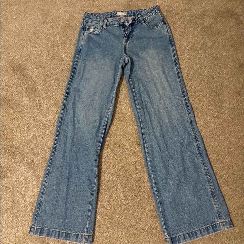 PacSun Blue Casey Low Rise Baggy Jeans